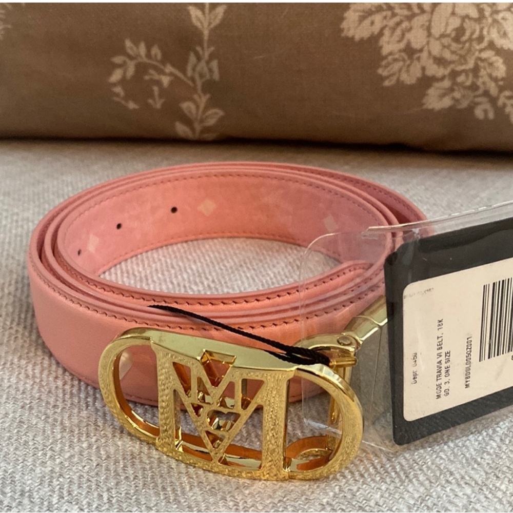 NWT Authentic MCM Reversible Belt